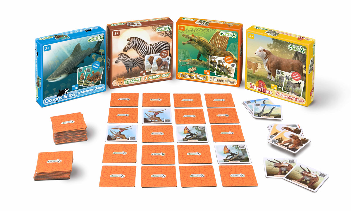 חיות - משחק זכרון  חיות פרה-היסטוריות