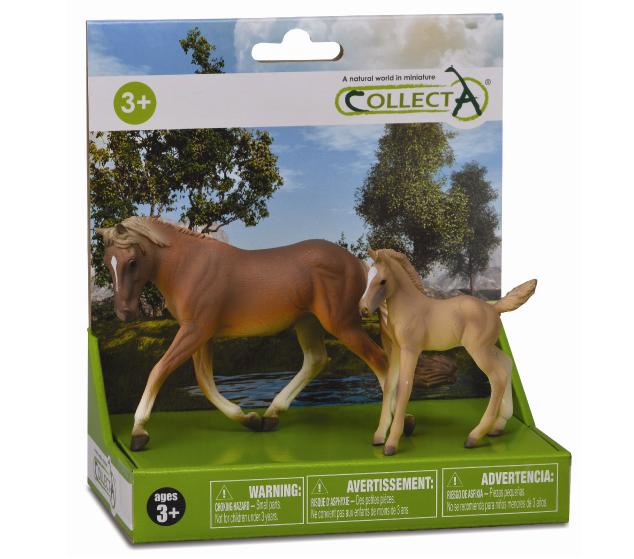 חיות , עולם הסוסים -  סט סוס וסייח , מארז