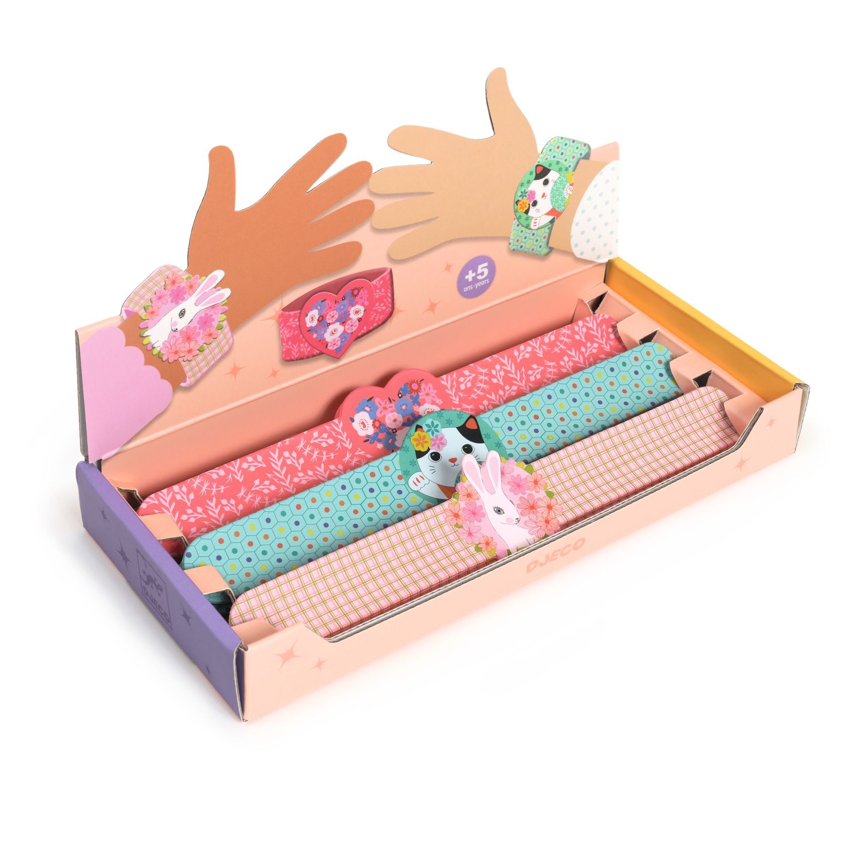 צמידים נצמדים - פרחוניים