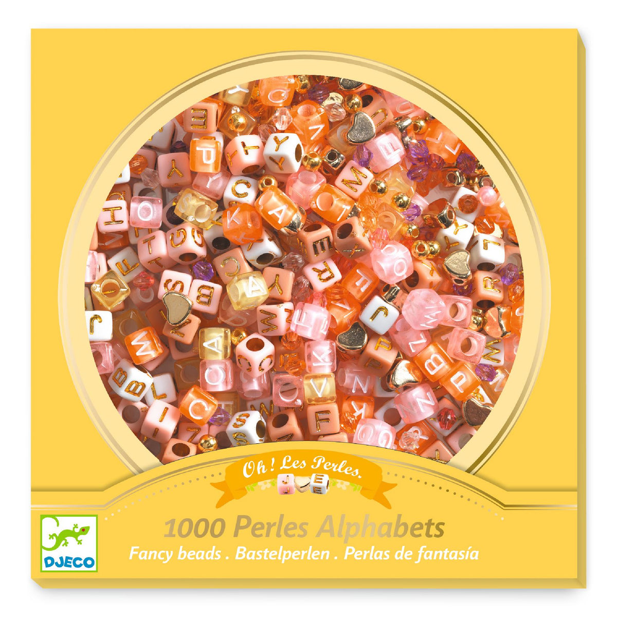 יצירה - חרוזים אלפבית זהב Default Title