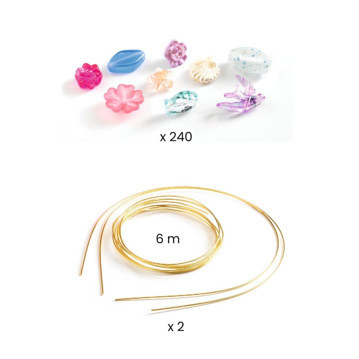 יצירה - כתרים בחרוזים , כחול