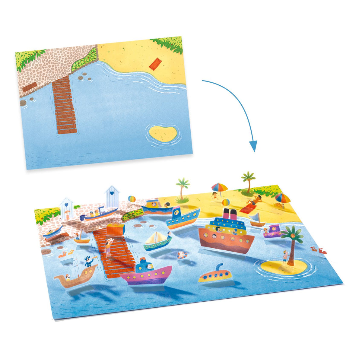 יצירה - מדבקות תלת מימד רכבים