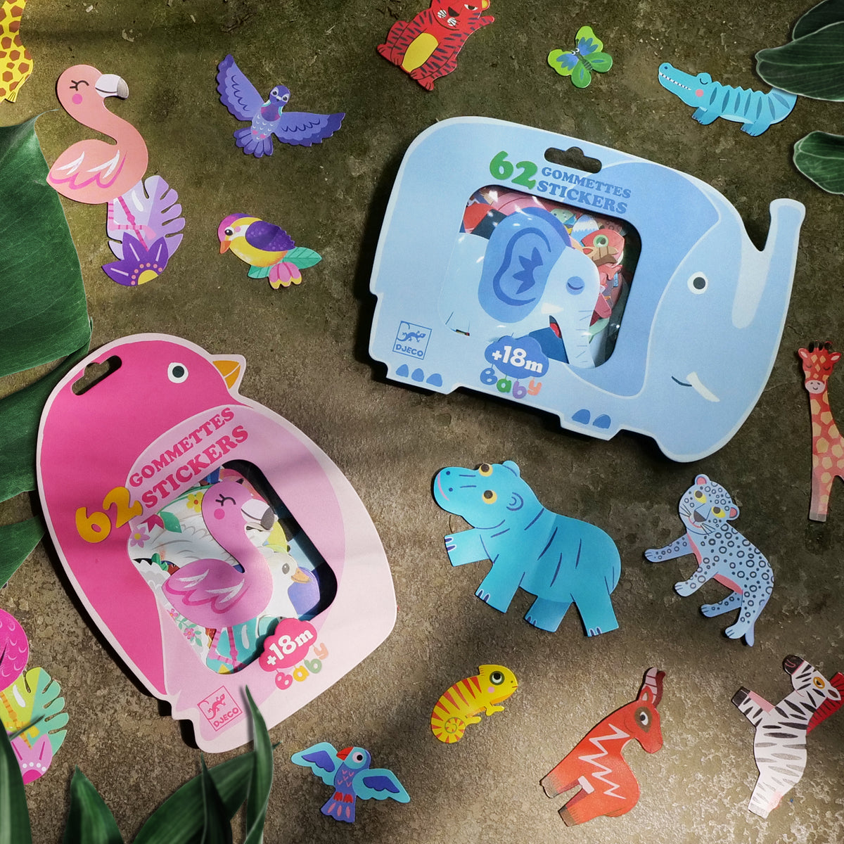 יצירה לקטנטנים - 62 מדבקות  חיות ארקטיות