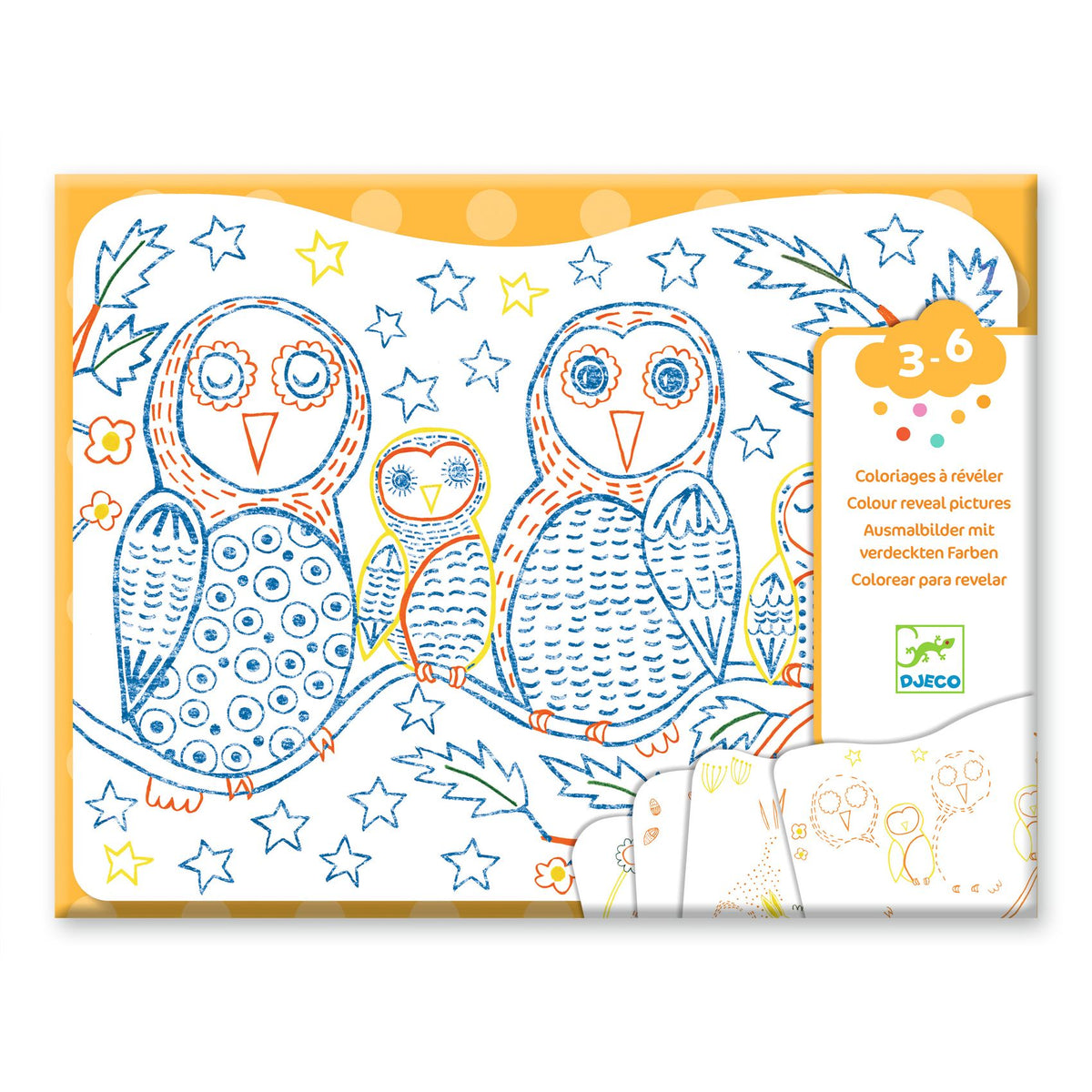 יצירה קטנטנים - צביעה משפחות היער