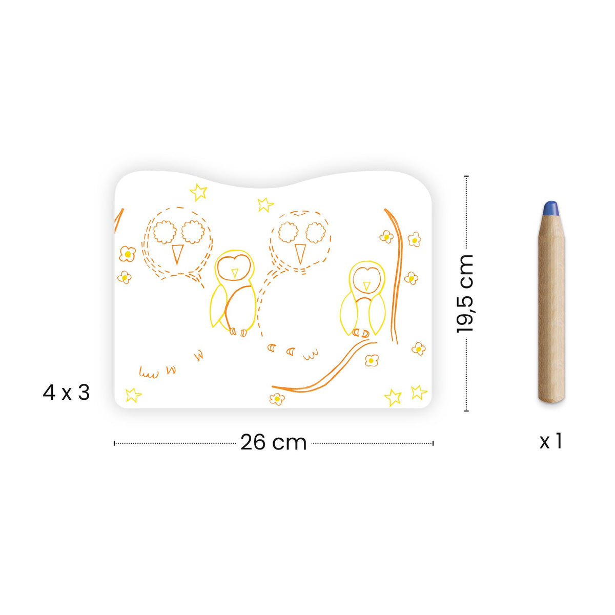 יצירה קטנטנים - צביעה משפחות היער