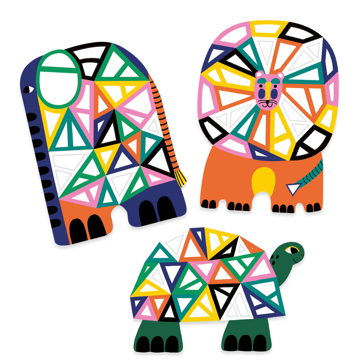 יצירה  - הדבקת סול רב פעמית , אפריקה