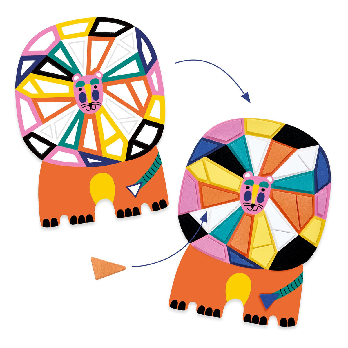 יצירה  - הדבקת סול רב פעמית , אפריקה