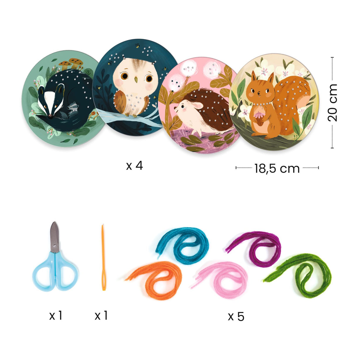 יצירה לקטנים - לומדים לרקום