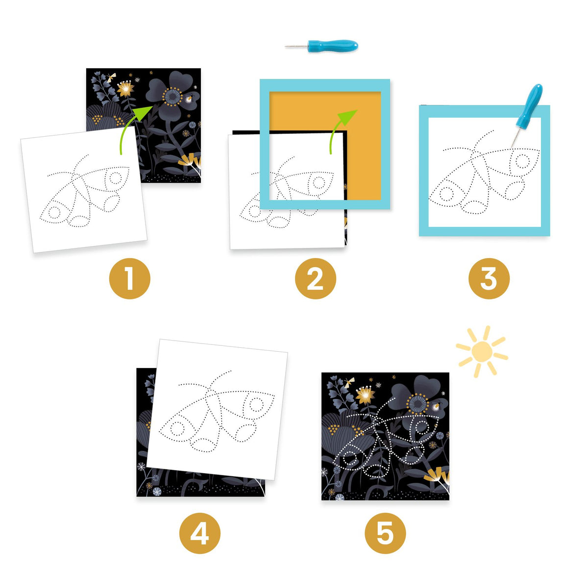 יצירה לקטנים - תמונות בנקודות