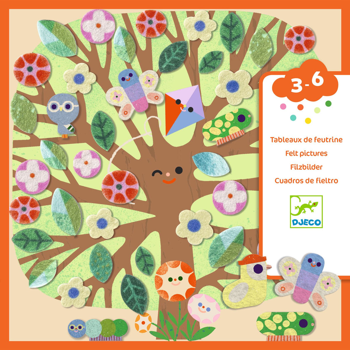 יצירה קטנים - מעגל העונות הדבקה