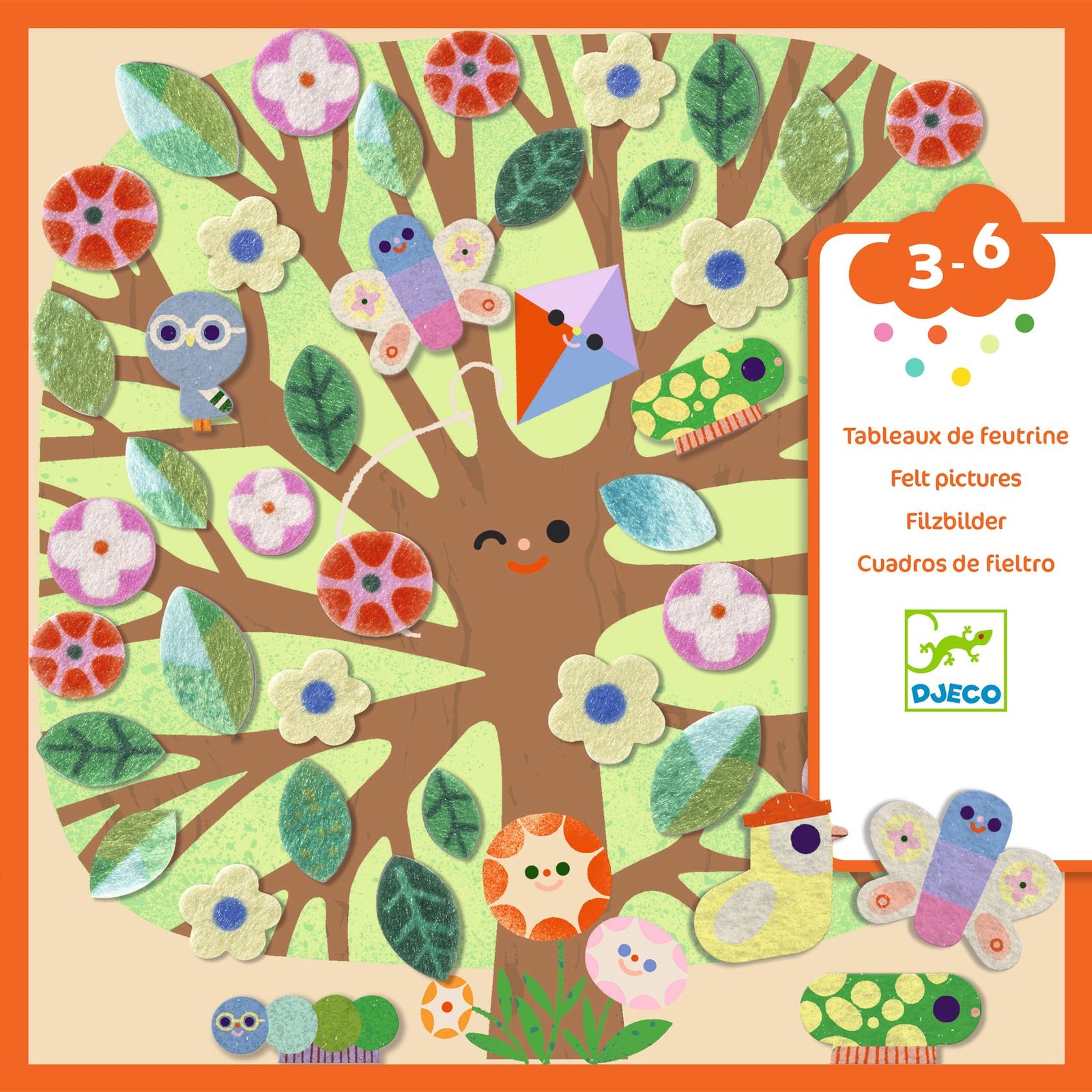 יצירה קטנים - מעגל העונות הדבקה