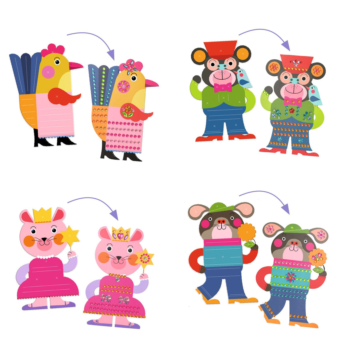 יצירה - הדבקה  מנצנצת Default Title