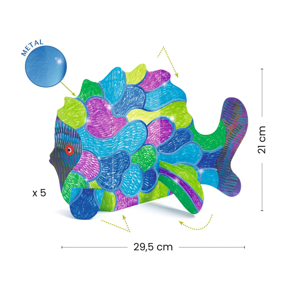 יצירה לקטנים - צביעה מתחת לגלים