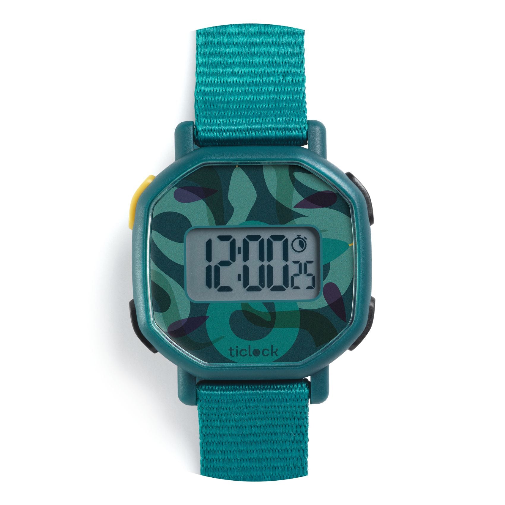 שעון דיגיטלי רטרו אלגנט - נחש ירוק