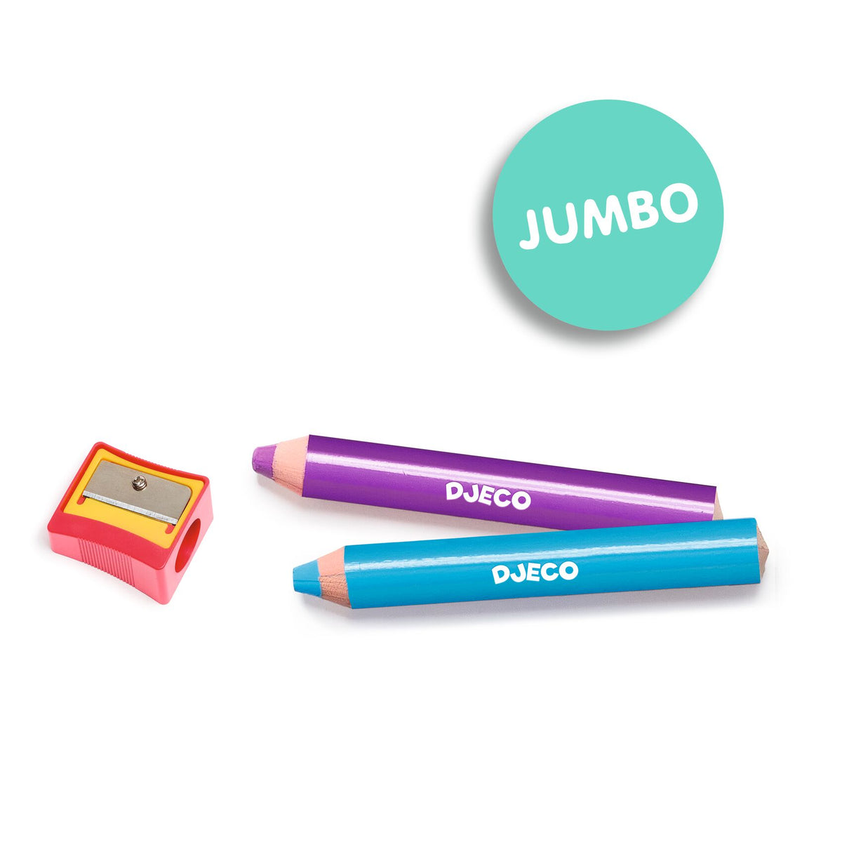 יצירה חומרים - 12 צ'אנקי  עפרונות ואקס