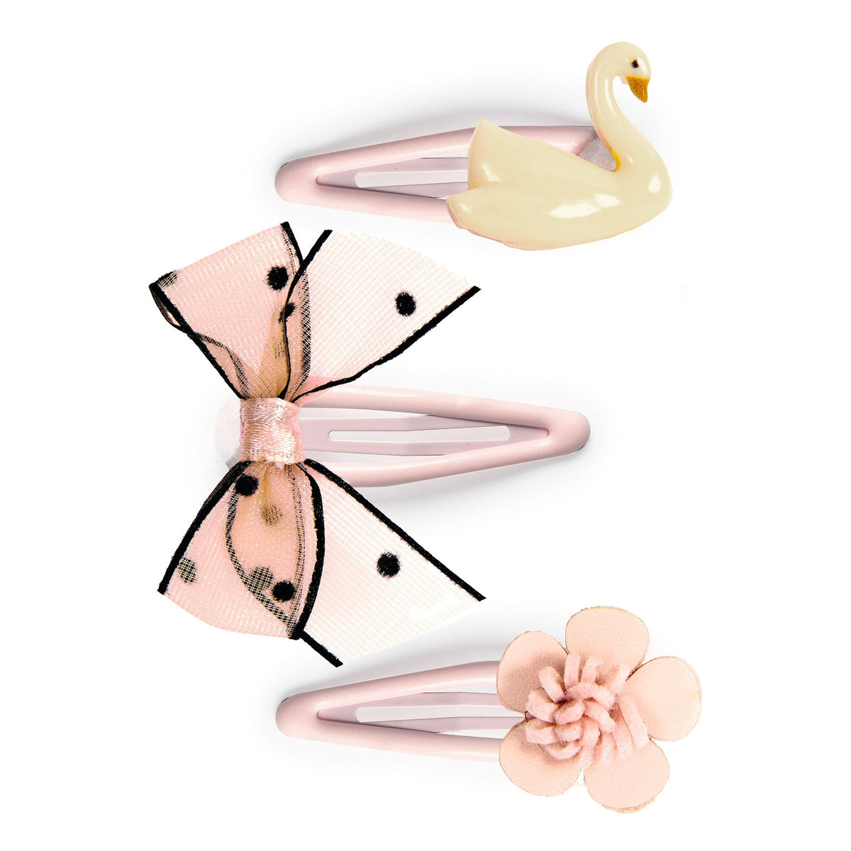 פלאם -  סיכות שיער X3 רקדנית ויולט