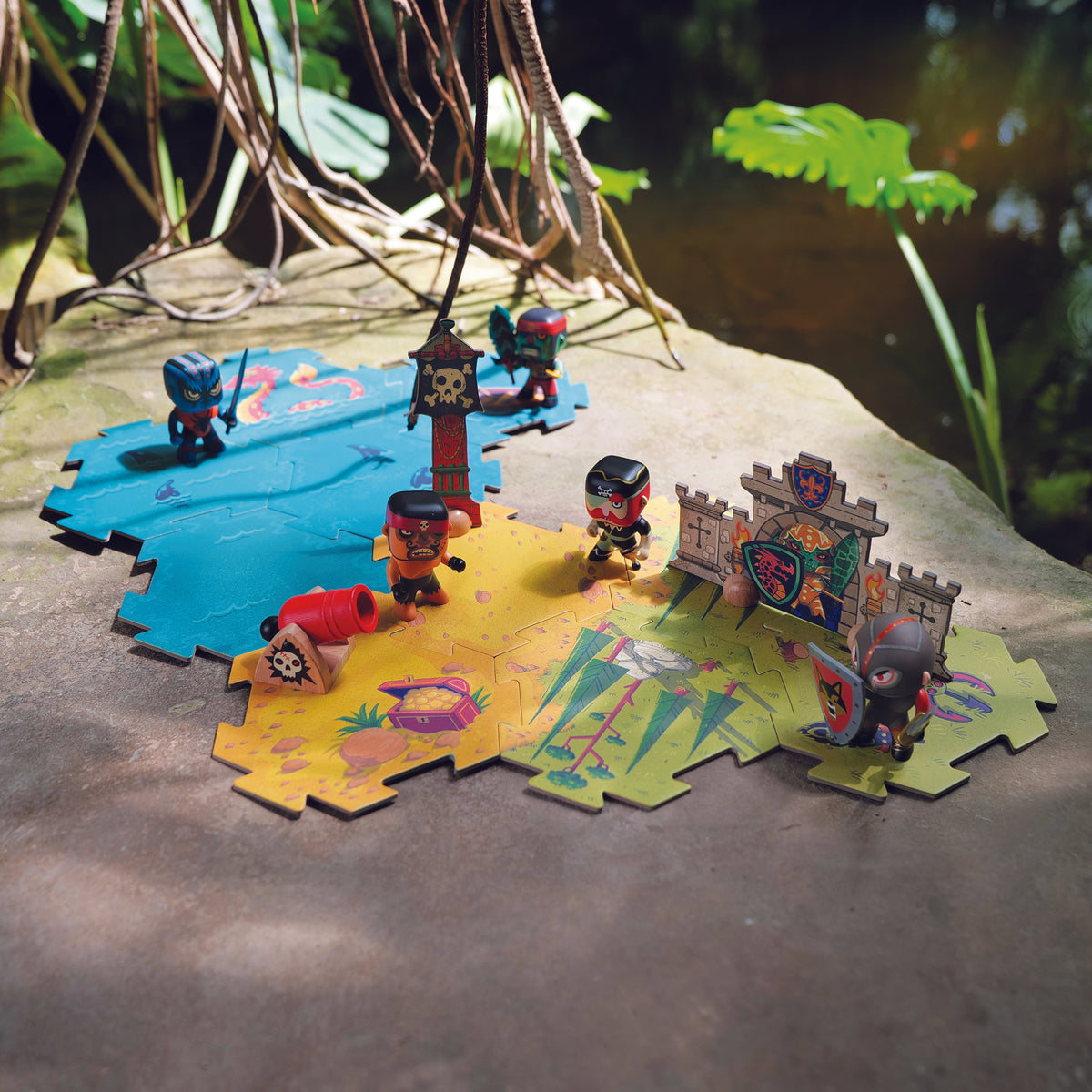 פאזל רצפה - עולמות הפיראטים