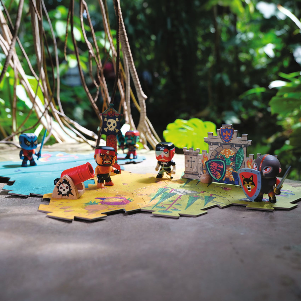 פאזל רצפה - עולמות הפיראטים