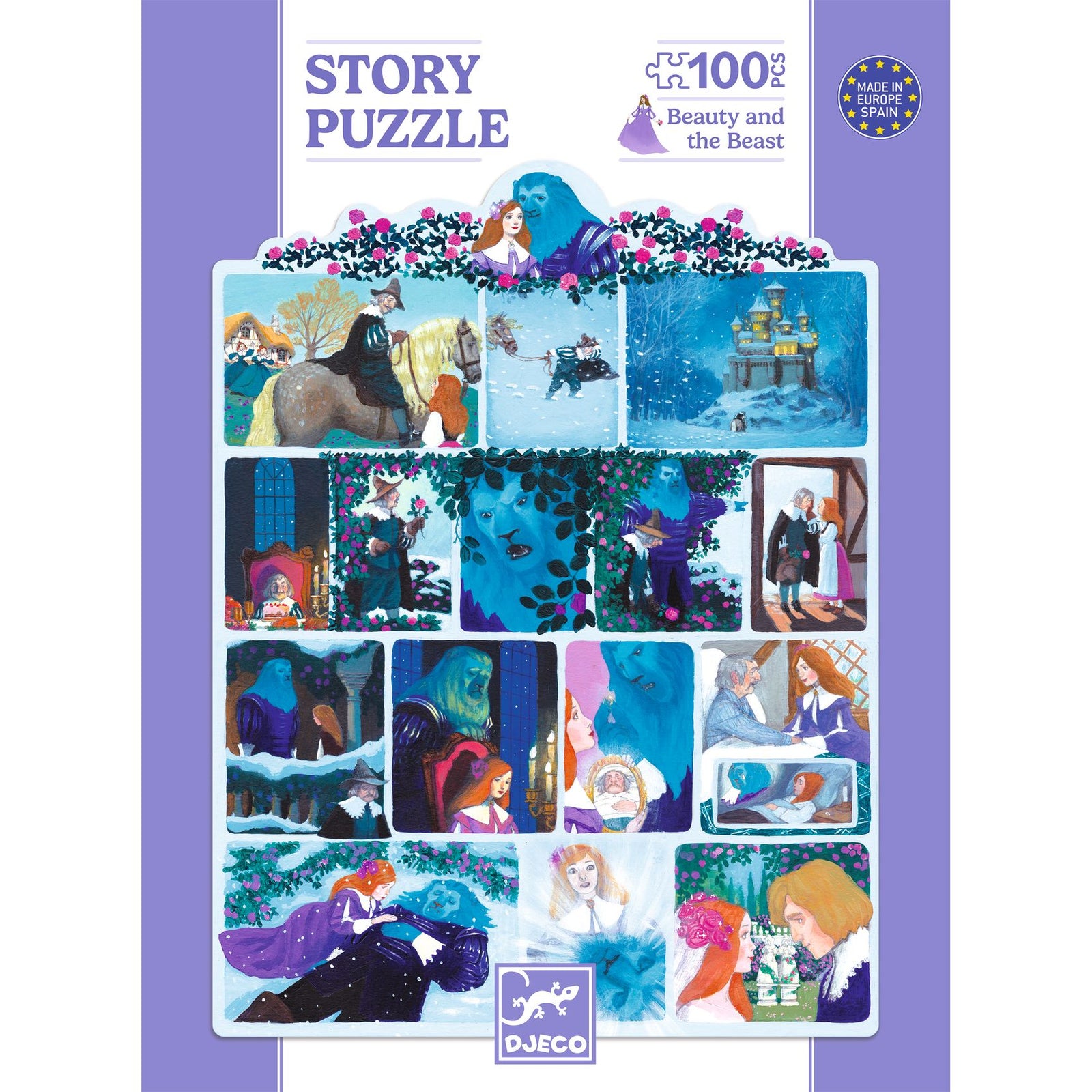 פאזל 100 אגדות - היפה והחיה