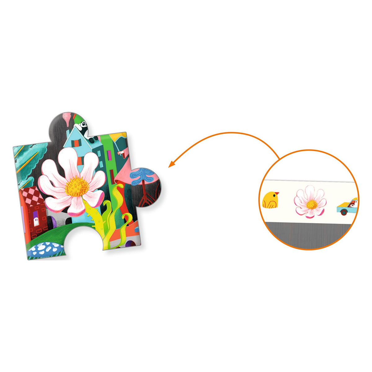 פאזל מסגרת 200 - עיר משוגעת