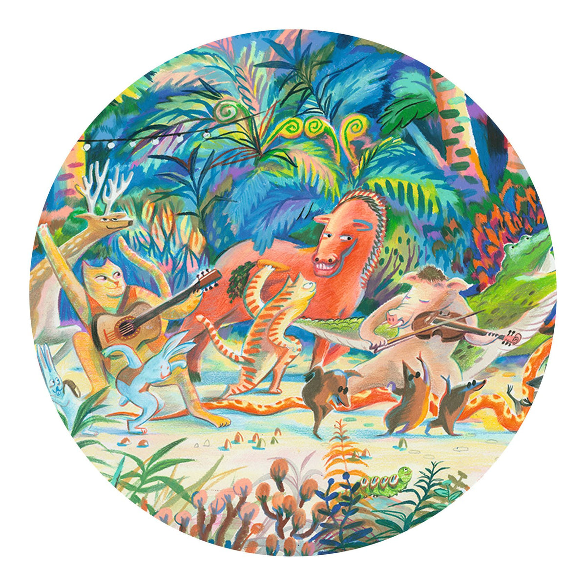 פאזל מסגרת 200 - להקת חיות הבר