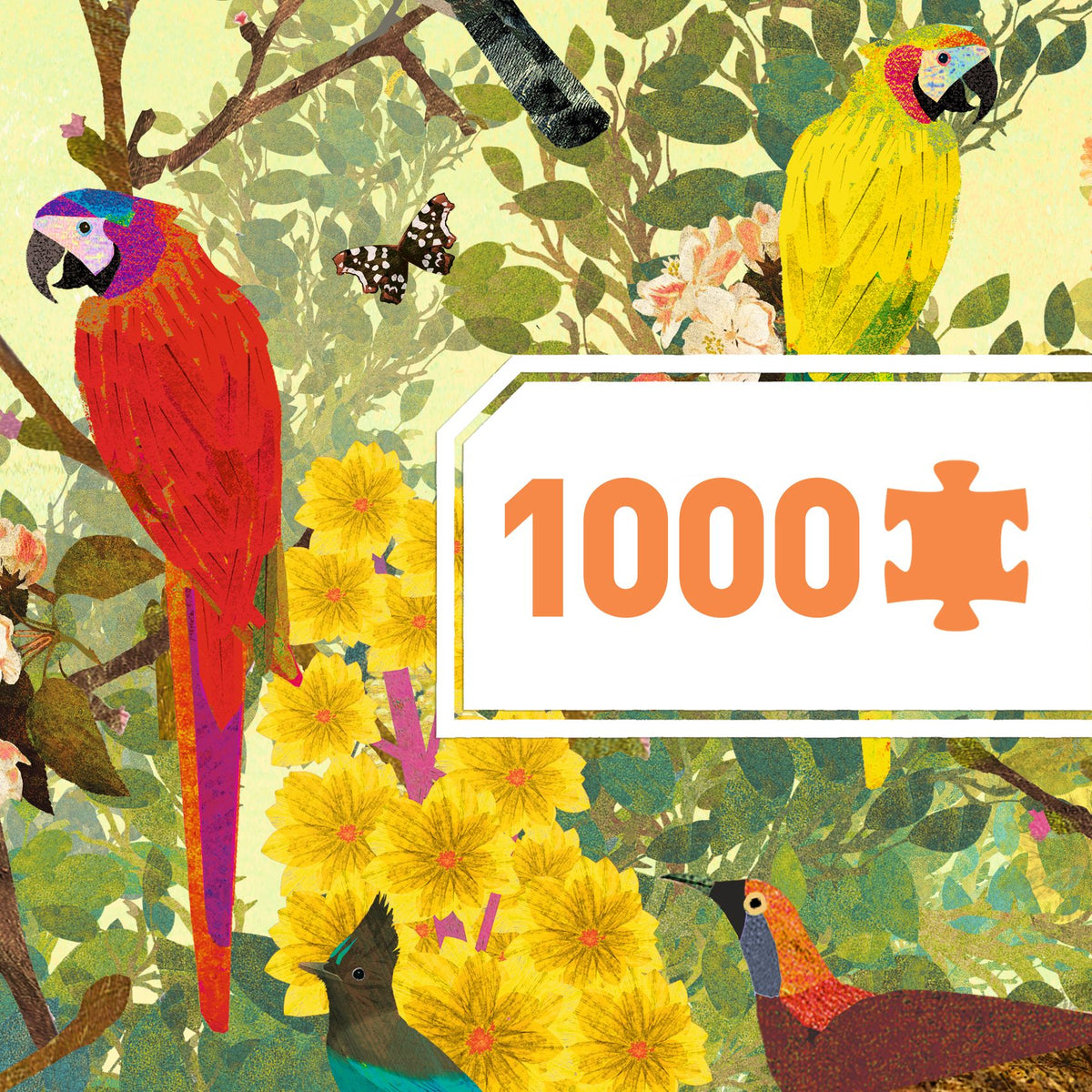 פאזל גלריה 1000 - ציפורים שלוות