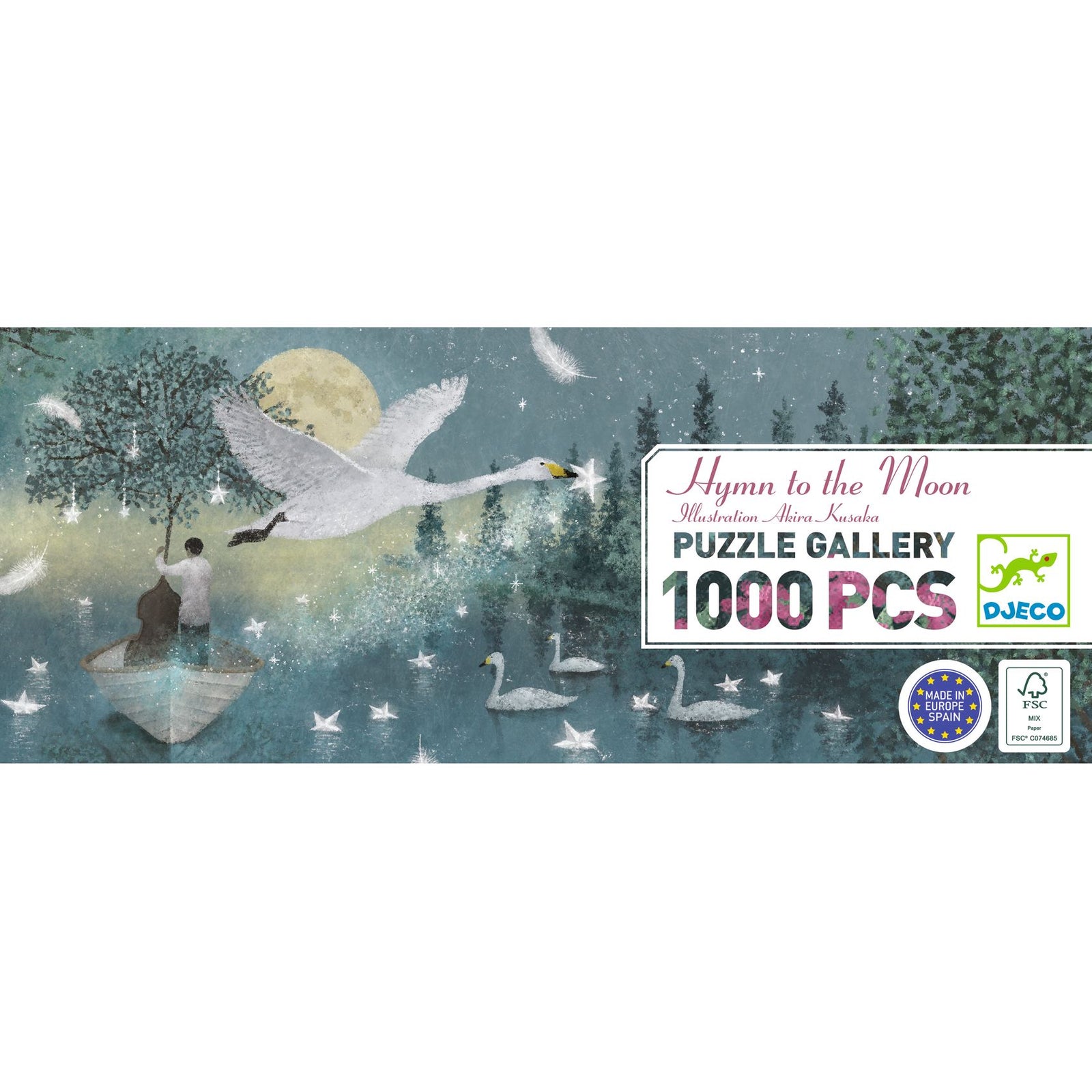 פאזל גלריה 1000 - אגם הברבורים