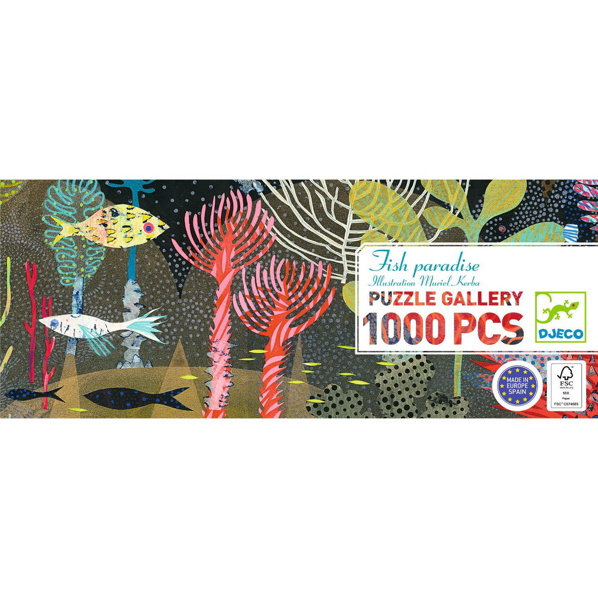 פאזל גלריה 1000 - גן עדן דגי