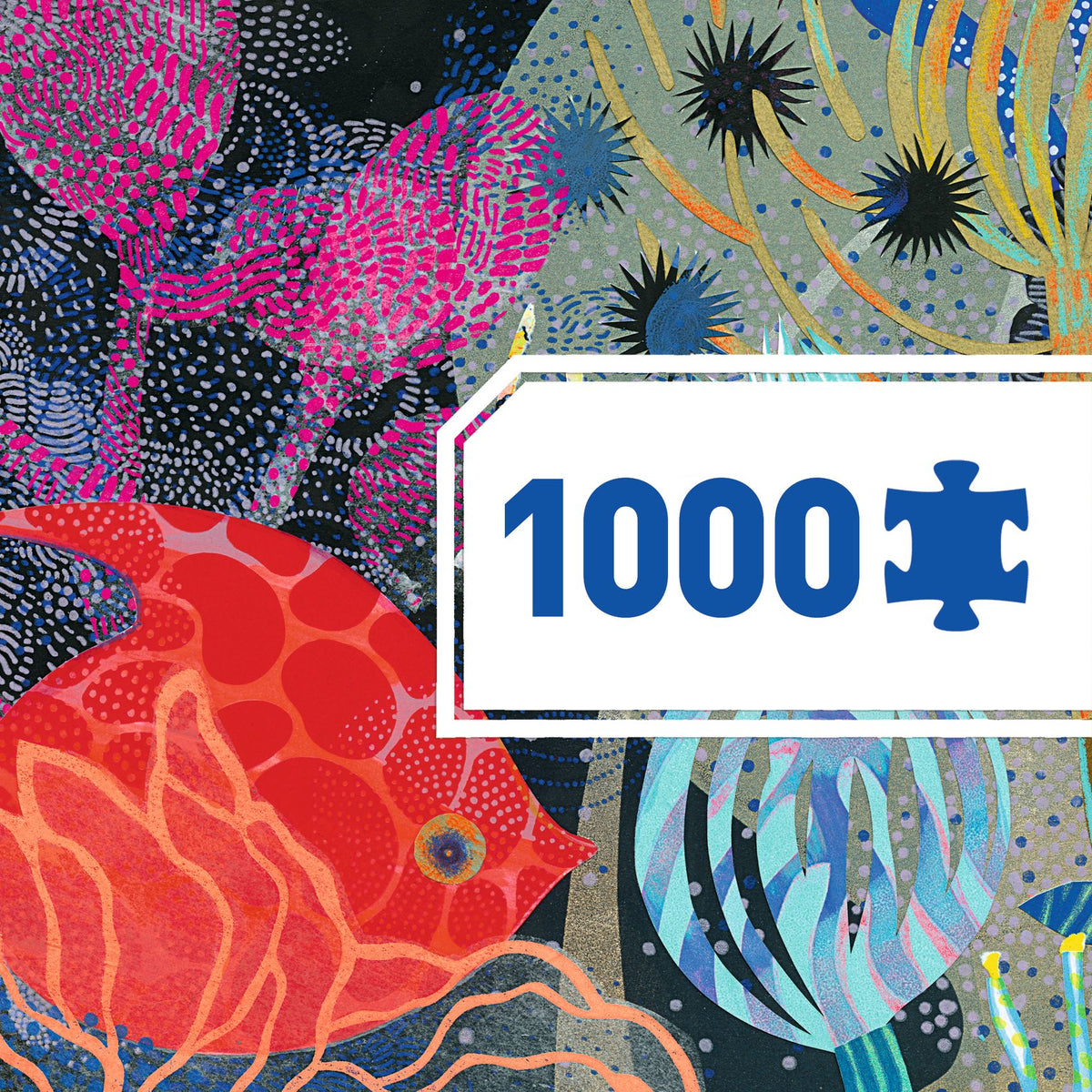 פאזל גלריה 1000 - גן עדן דגי