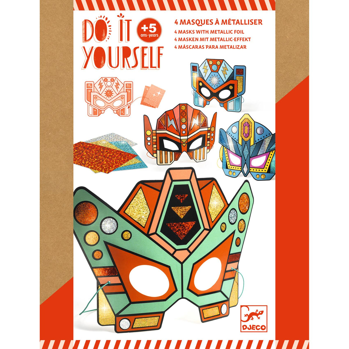 יצירה DIY - מסיכות רובוטים