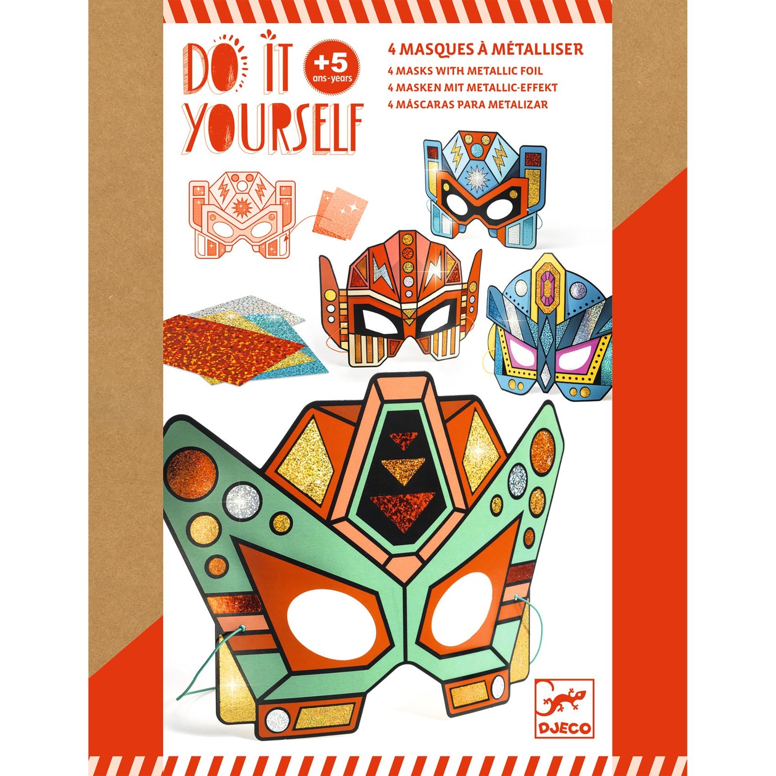 יצירה DIY - מסיכות רובוטים