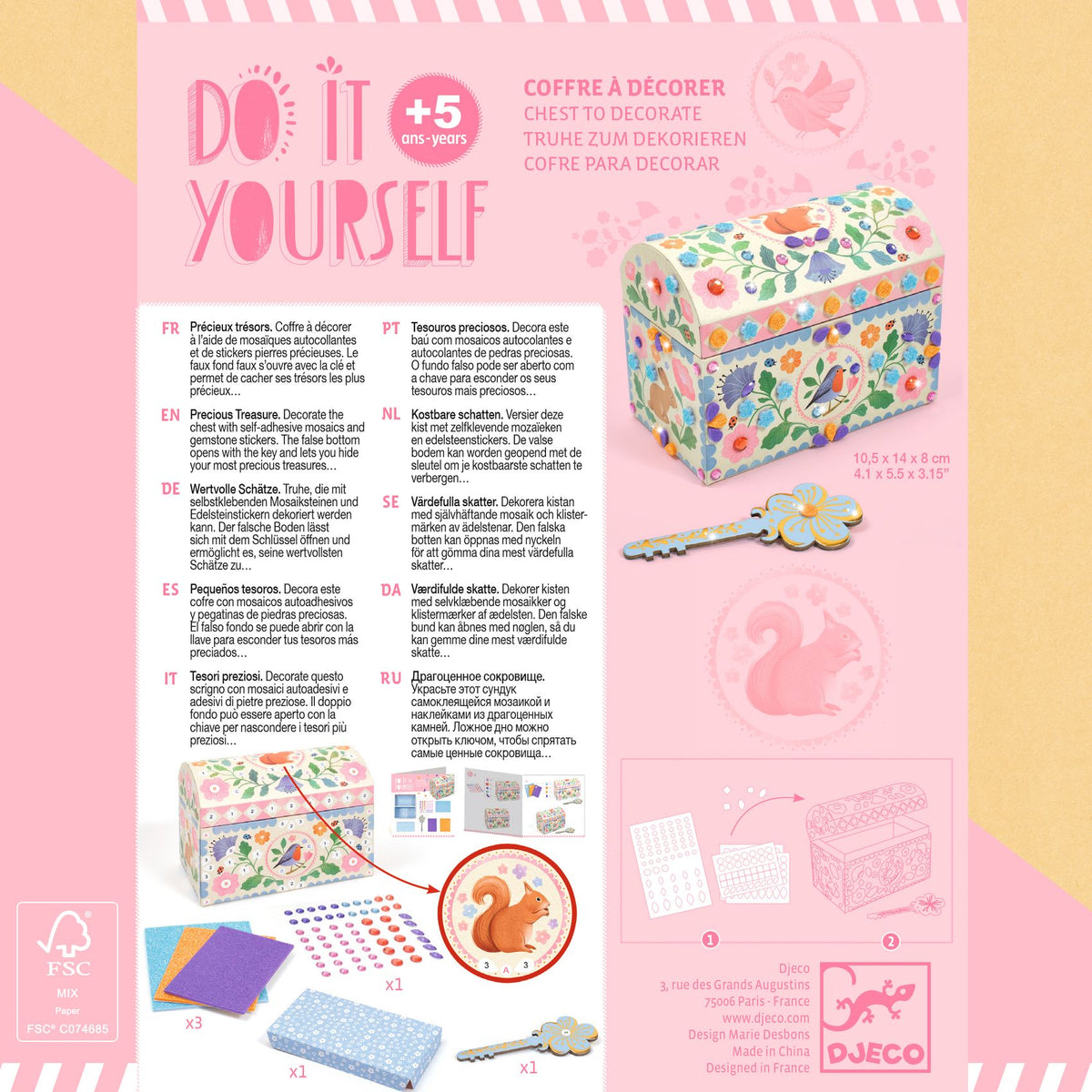 יצירה DIY - תיבת אוצר גלום