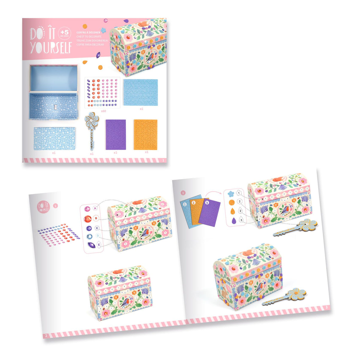 יצירה DIY - תיבת אוצר גלום