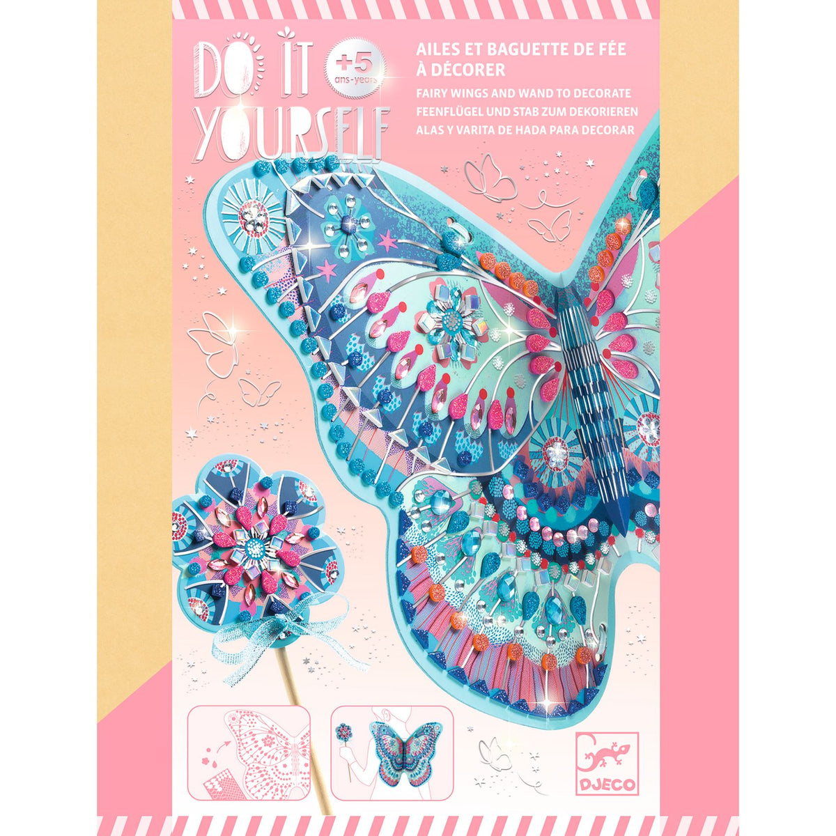 יצירה DIY - שרביט וכנפי פיה