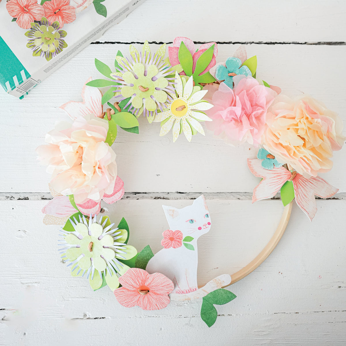 יצירה DIY - מסגרת פרחונית