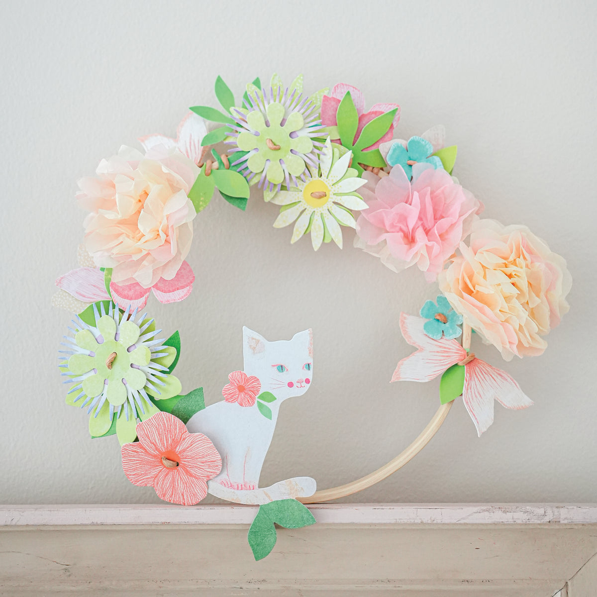 יצירה DIY - מסגרת פרחונית