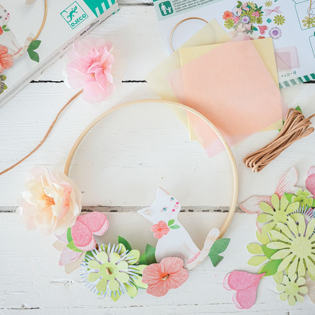 יצירה DIY - מסגרת פרחונית