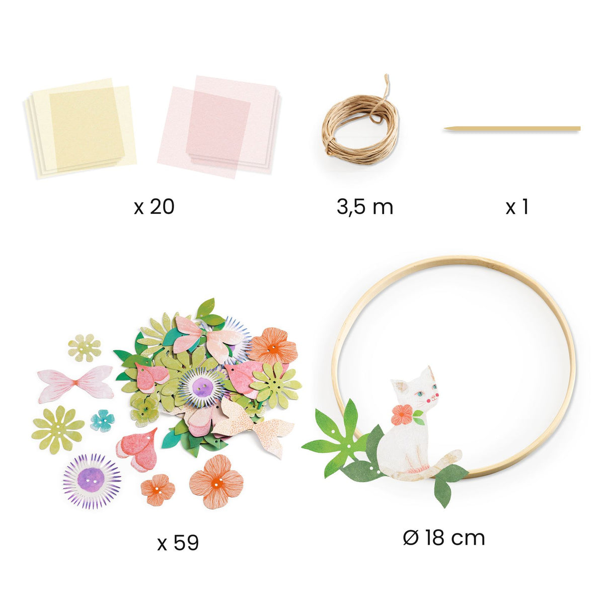 יצירה DIY - מסגרת פרחונית