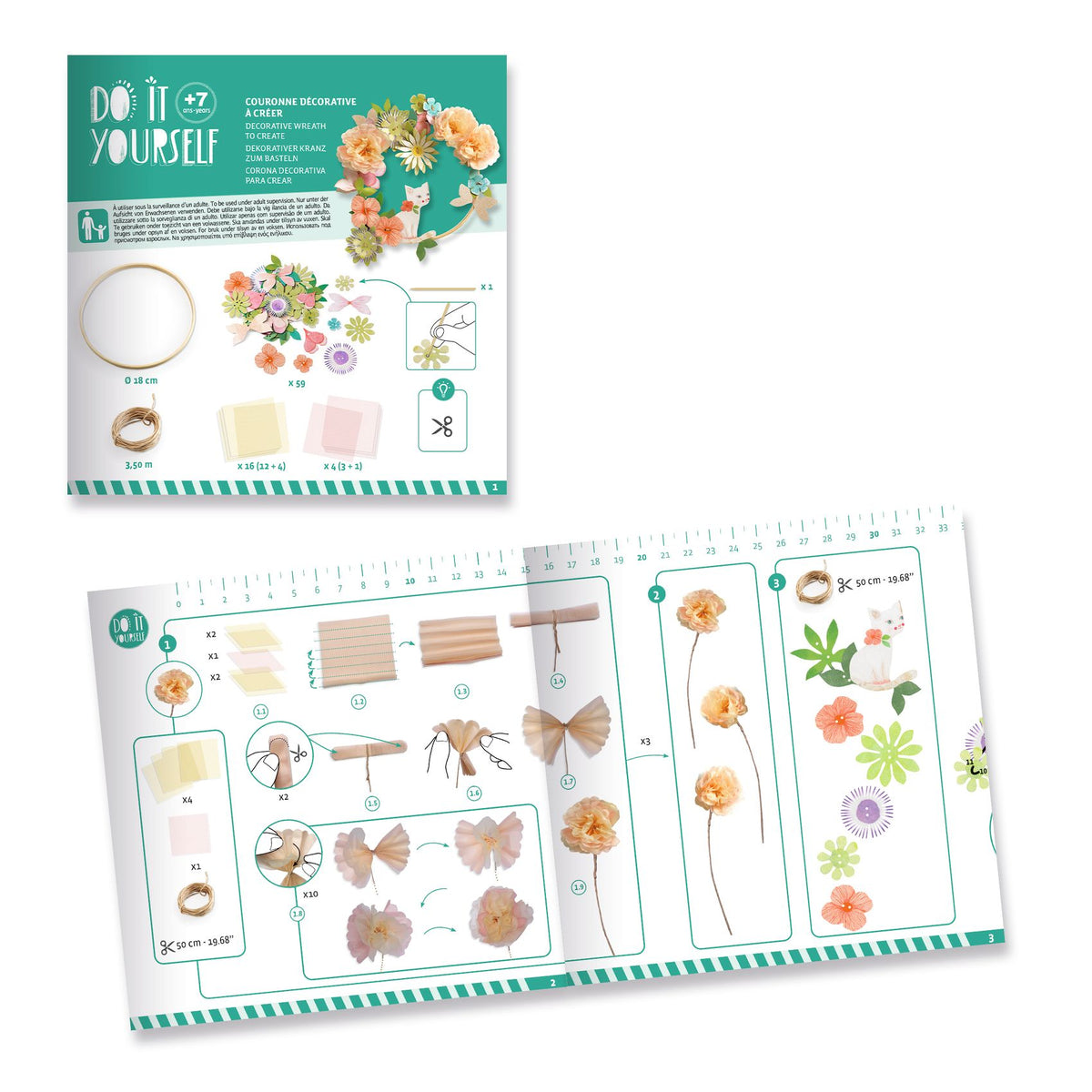 יצירה DIY - מסגרת פרחונית