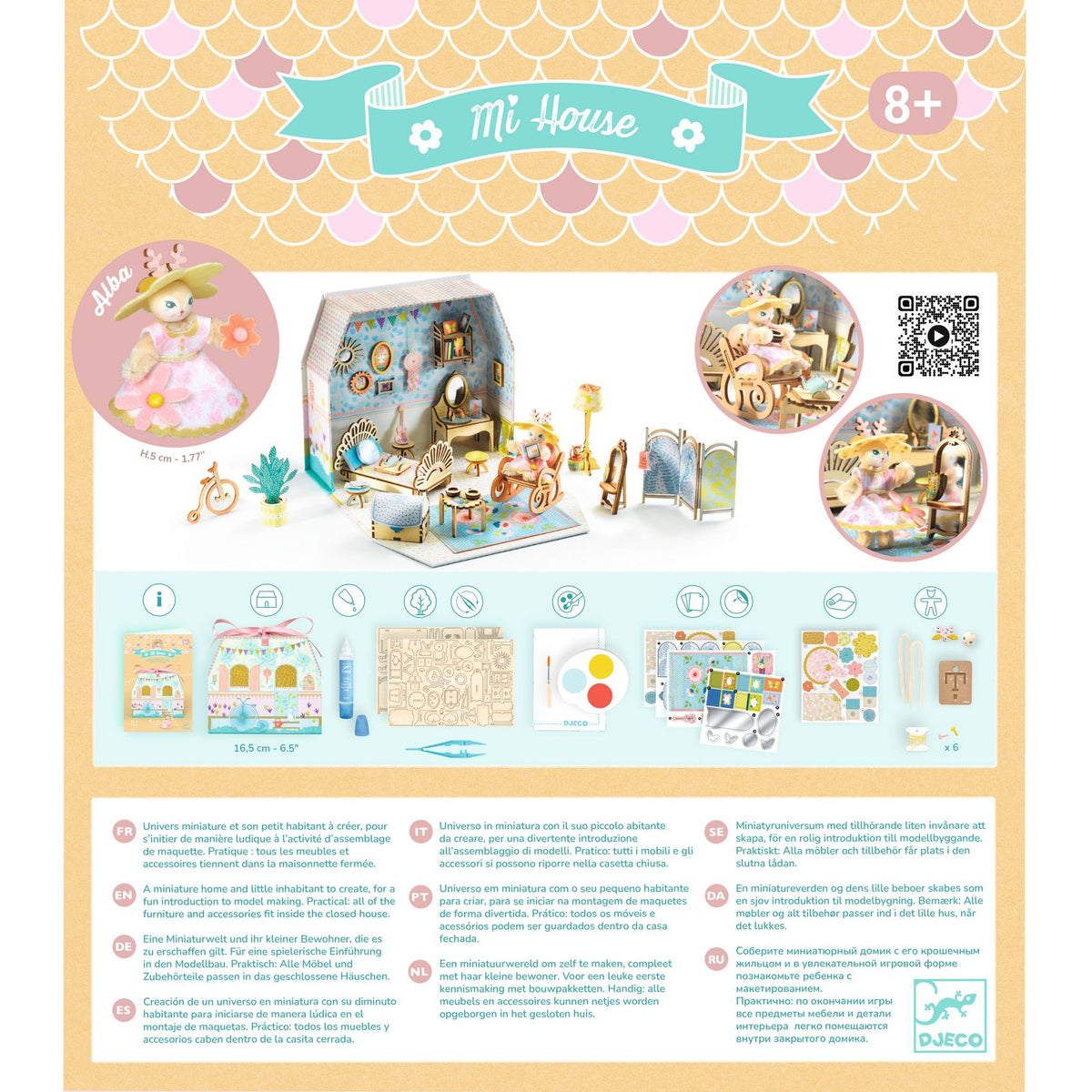 יצירה - בתים מניאטורים אלבה