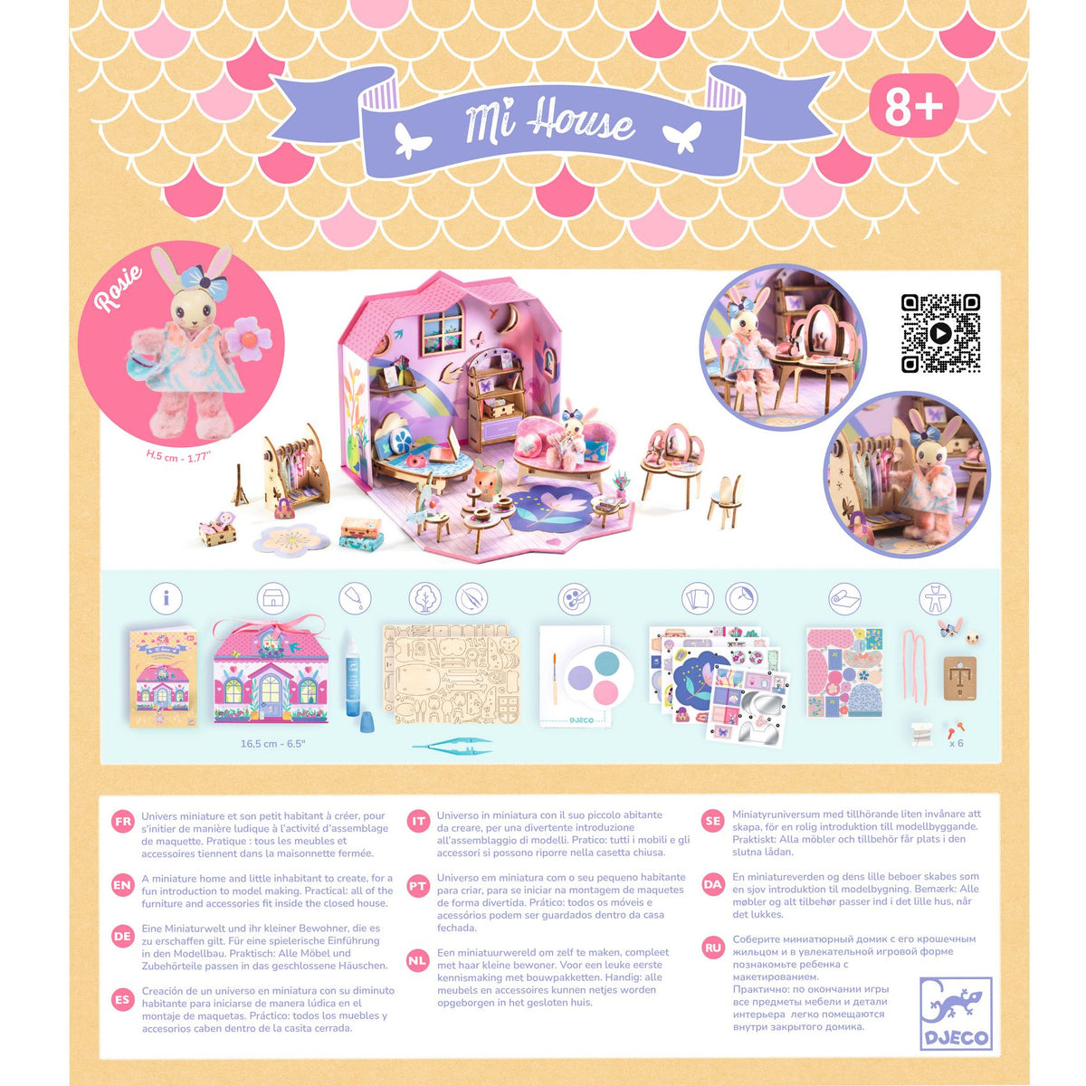 יצירה - בתים מניאטורים רוזי