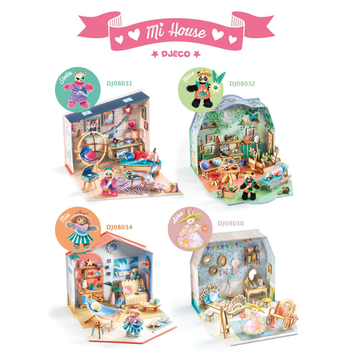 יצירה - בתים מניאטורים רוזי