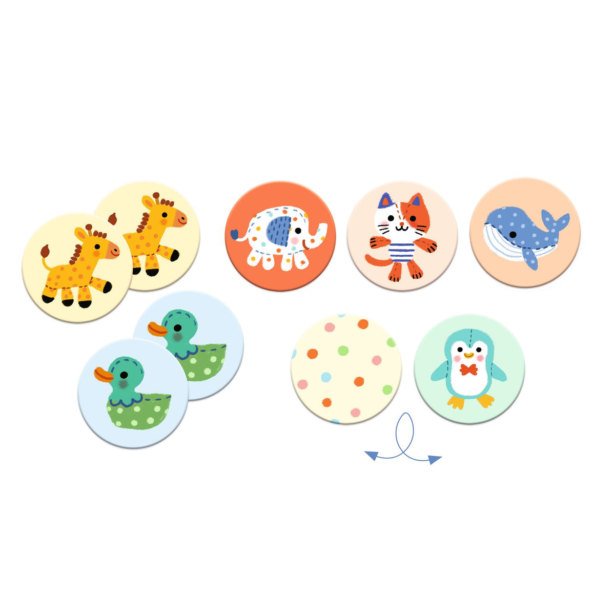 משחק זכרון - בובות חיות