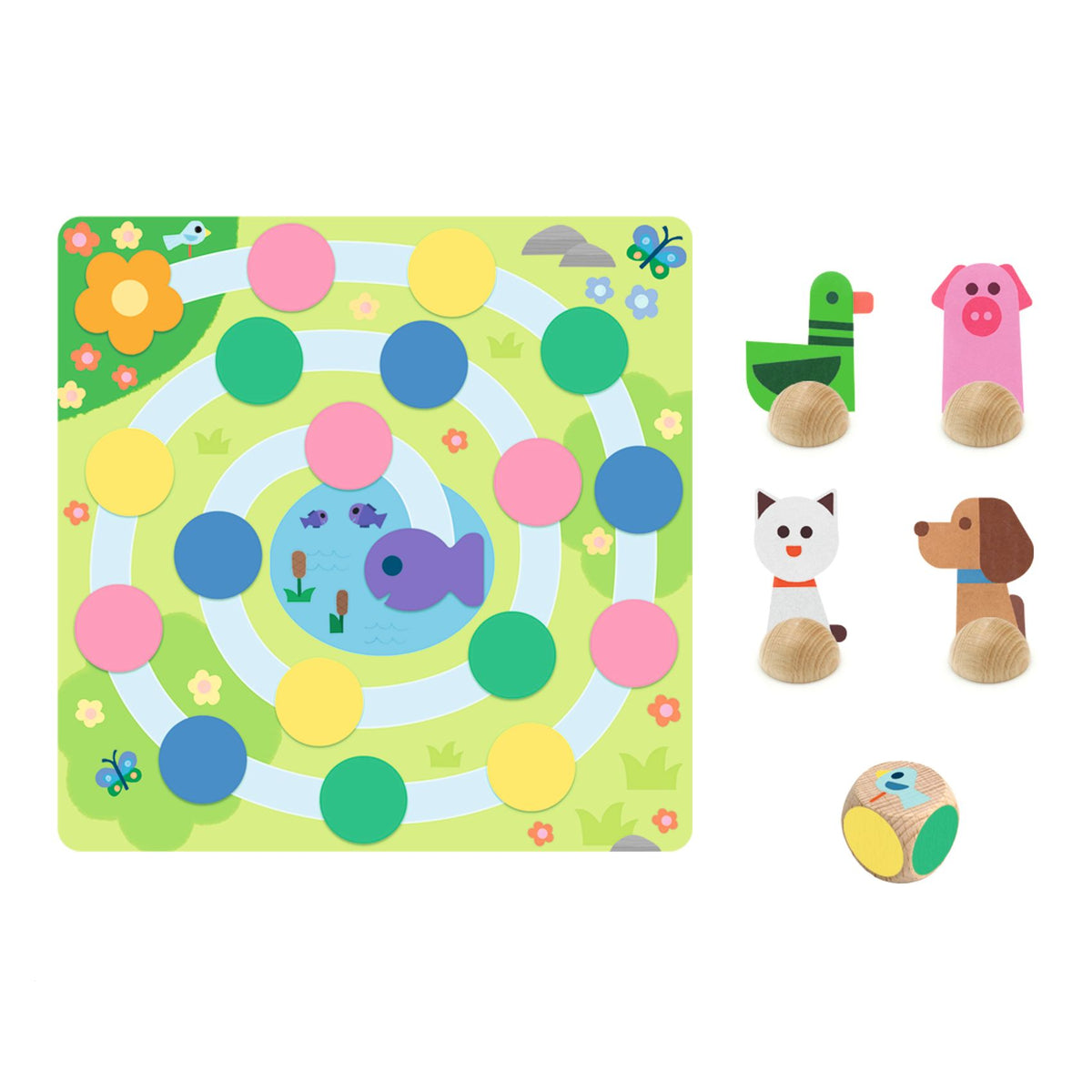 ערכת משחקים 5 באחד - בחווה