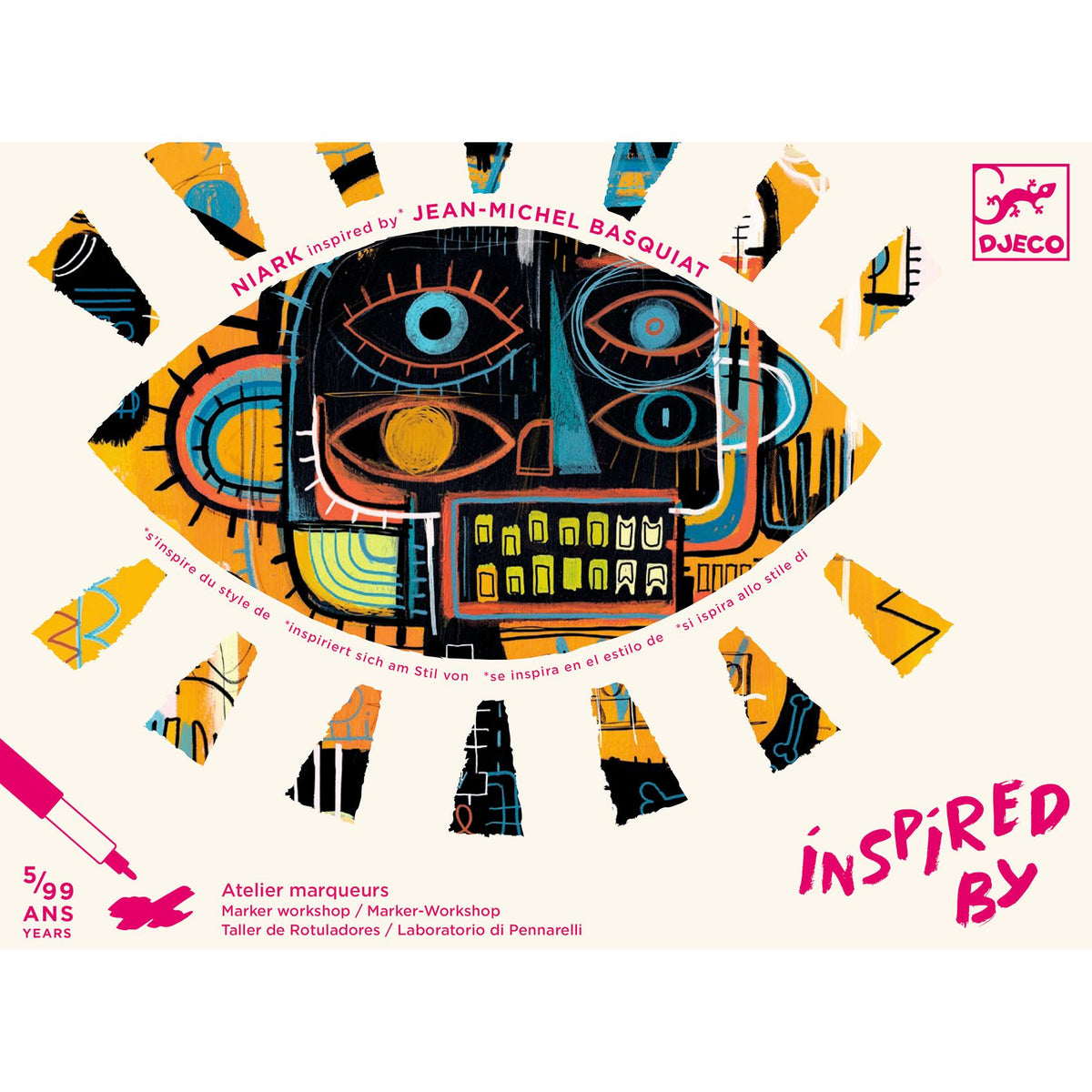 יצירה בהשראת אמנים - בסקיה טושים