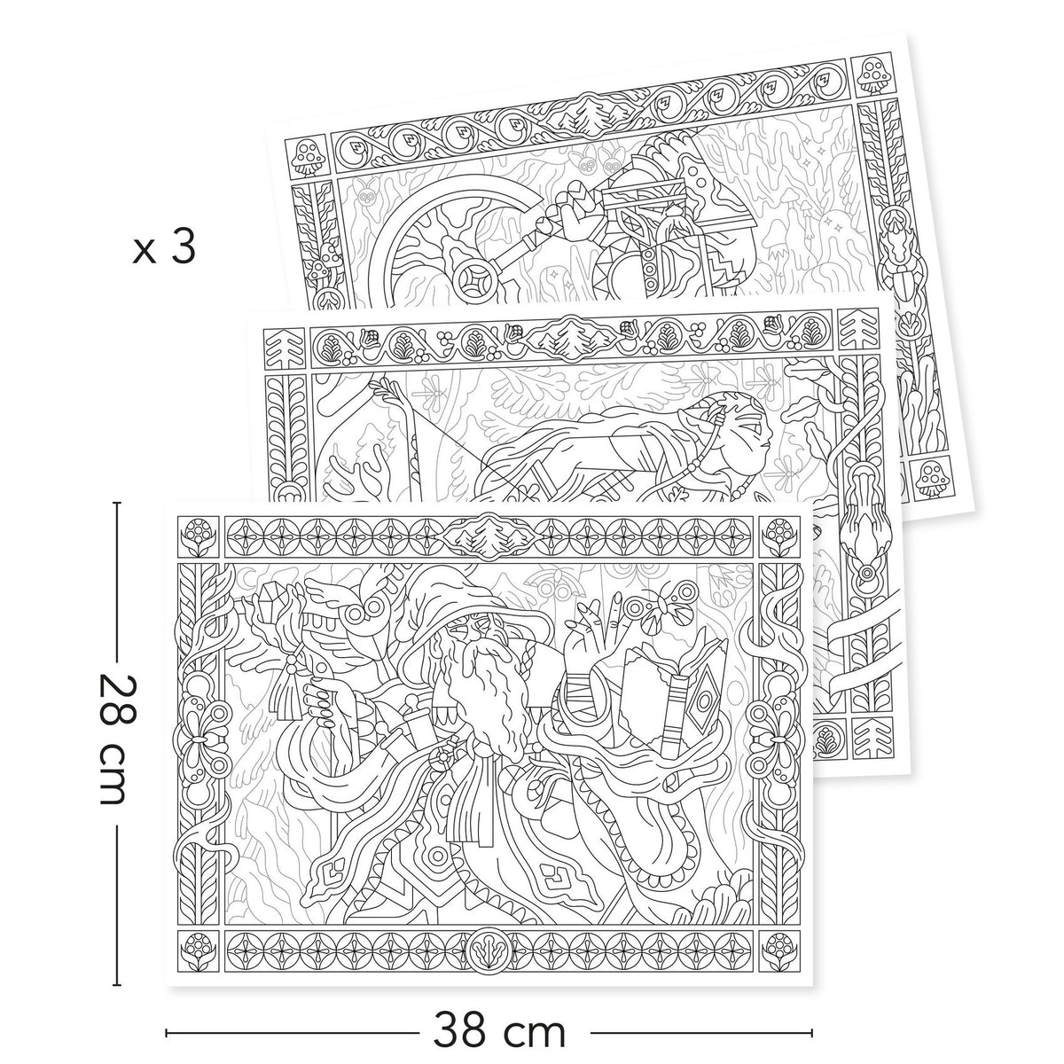 יצירה - חוברת צביעה - גיבורים