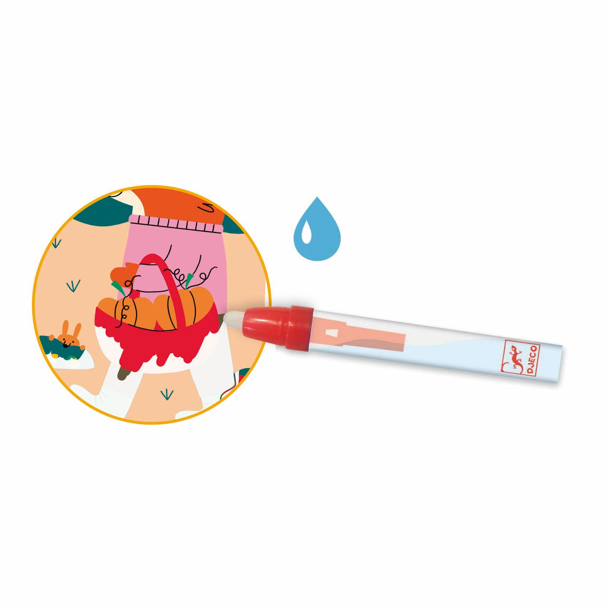 יצירה צביעה עם מים - 4 העונות