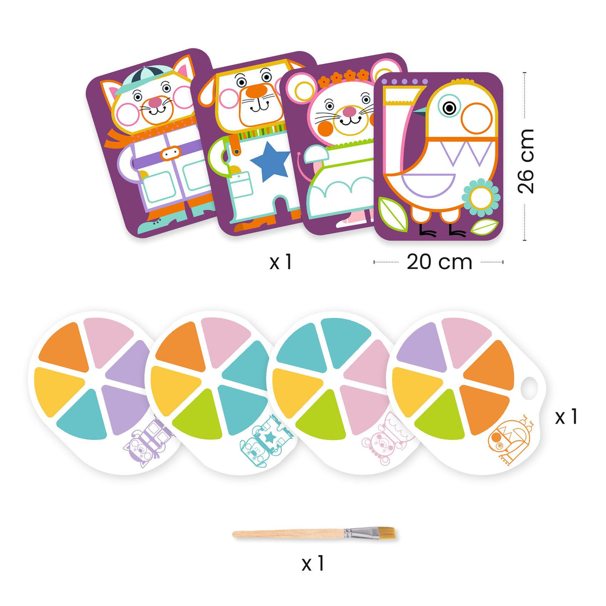 יצירה - צבעי מים , לחיים שמנמנות