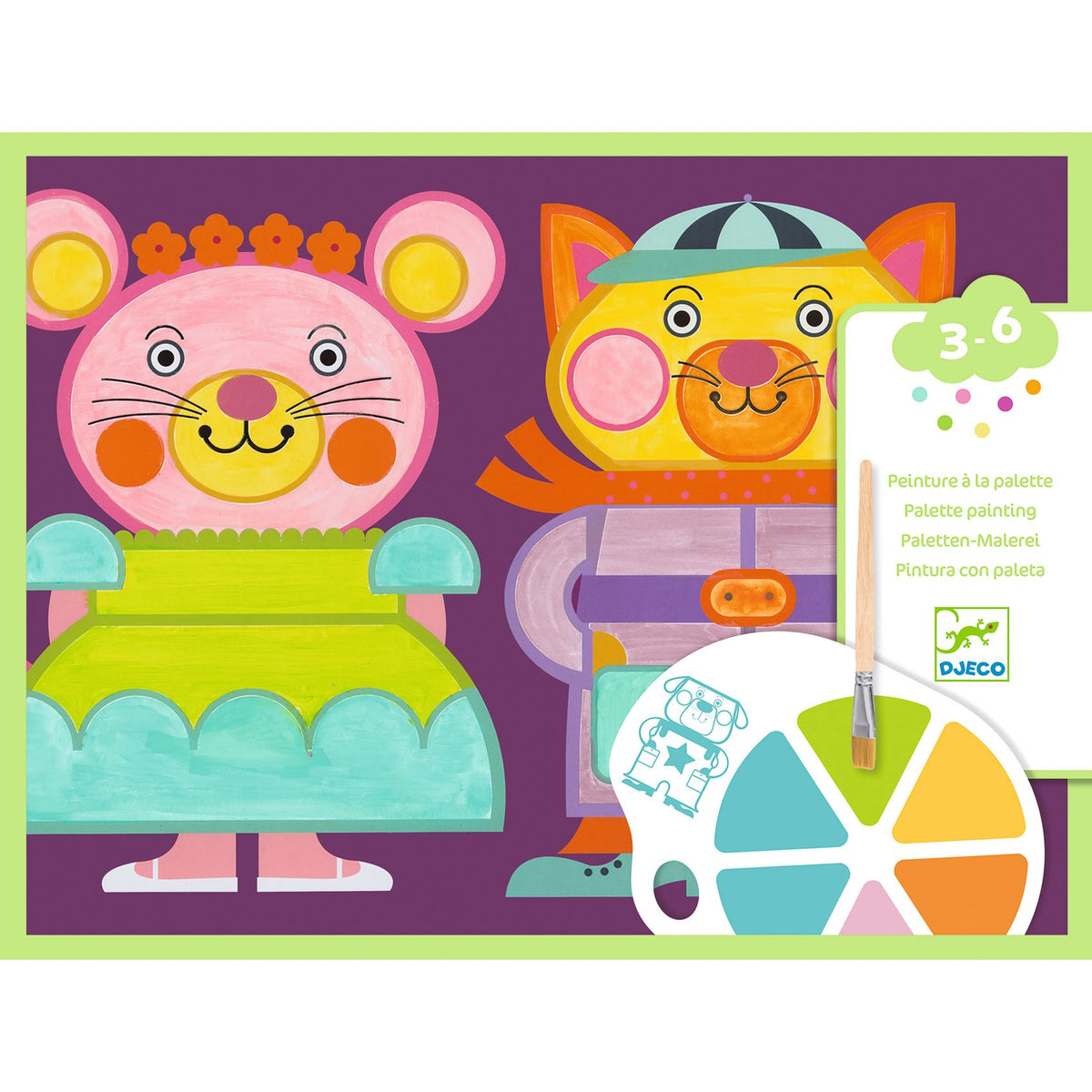 יצירה - צבעי מים , לחיים שמנמנות