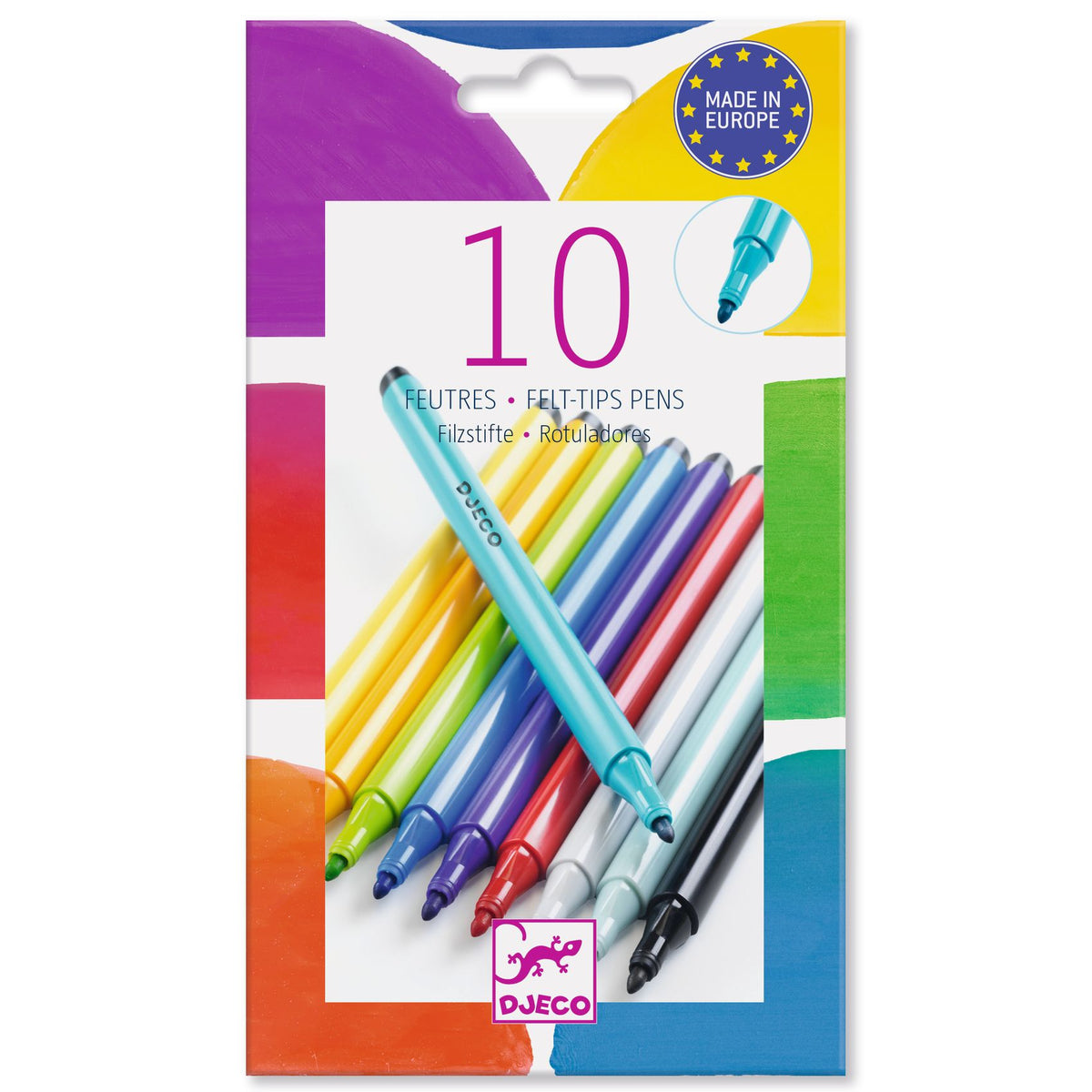 יצירה חומרים - 10 טושים קשת